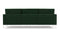 Florence - Florence Three Seater Sofa, Emerald Green Velvet