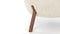 Petra - Petra Chair, White Long Hair Sherpa