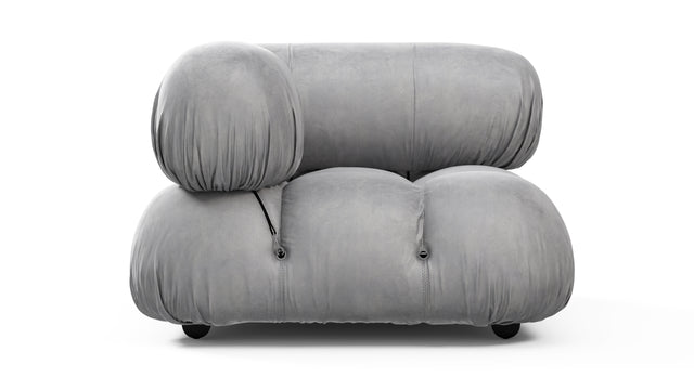 Bellini Module - Mario Bellini Module, Left Corner, Light Gray Velvet