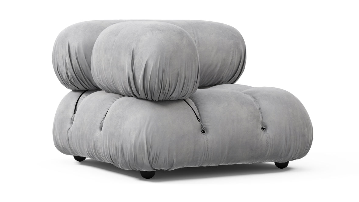 Bellini Module - Mario Bellini Module, Left Corner, Light Gray Velvet