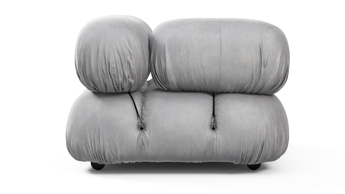 Bellini Module - Mario Bellini Module, Left Corner, Light Gray Velvet