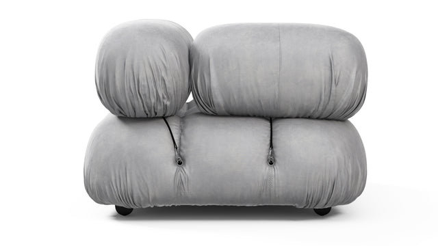 Bellini Module - Mario Bellini Module, Left Corner, Light Gray Velvet