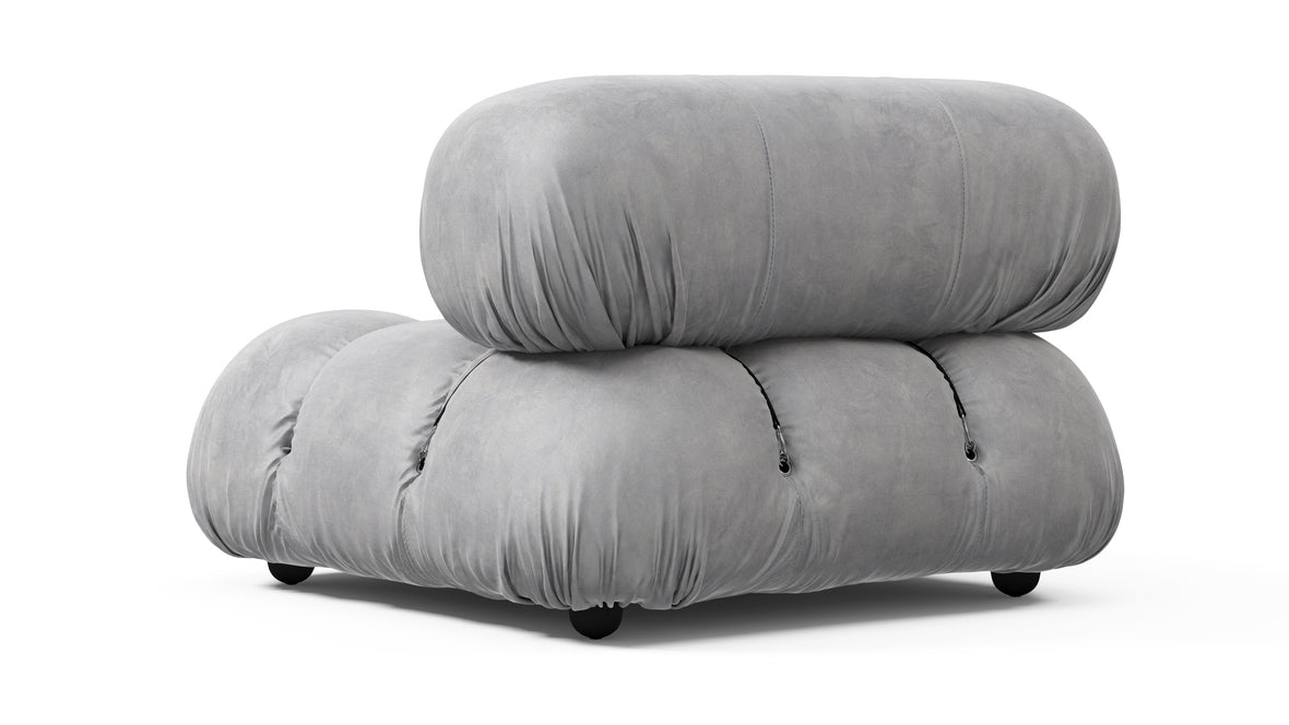 Bellini Module - Mario Bellini Module, Left Corner, Light Gray Velvet