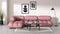 Bellini Module - Mario Bellini Module, Left Corner, Blush Pink Velvet