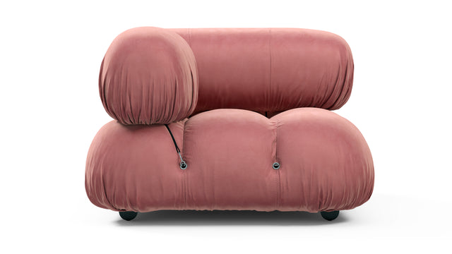 Bellini Module - Mario Bellini Module, Left Corner, Blush Pink Velvet