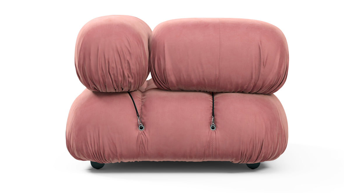 Bellini Module - Mario Bellini Module, Left Corner, Blush Pink Velvet