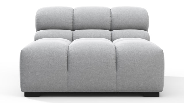 Tufty - Tufty Module, Armless, Light Gray Wool