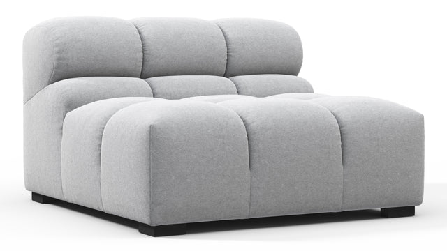 Tufty - Tufty Module, Armless, Light Gray Wool