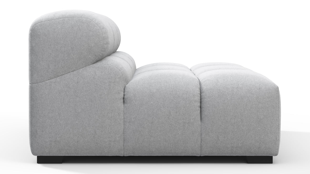 Tufty - Tufty Module, Armless, Light Gray Wool