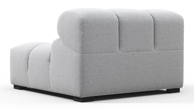 Tufty - Tufty Module, Armless, Light Gray Wool
