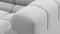 Tufty - Tufty Module, Extra Large Right Corner, Light Gray Wool