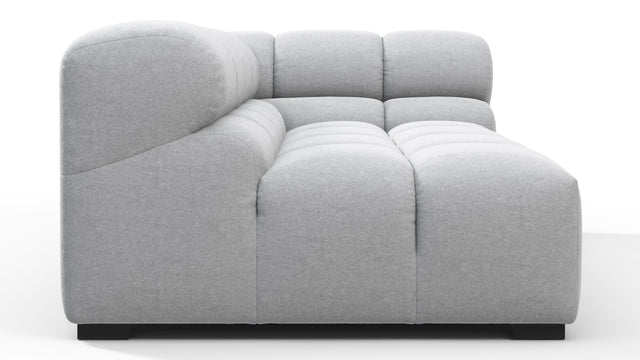 Tufty - Tufty Module, Extra Large Right Corner, Light Gray Wool