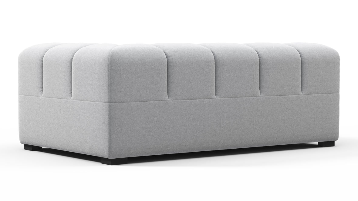 Tufty - Tufty Module, Extra Large Right Corner, Light Gray Wool