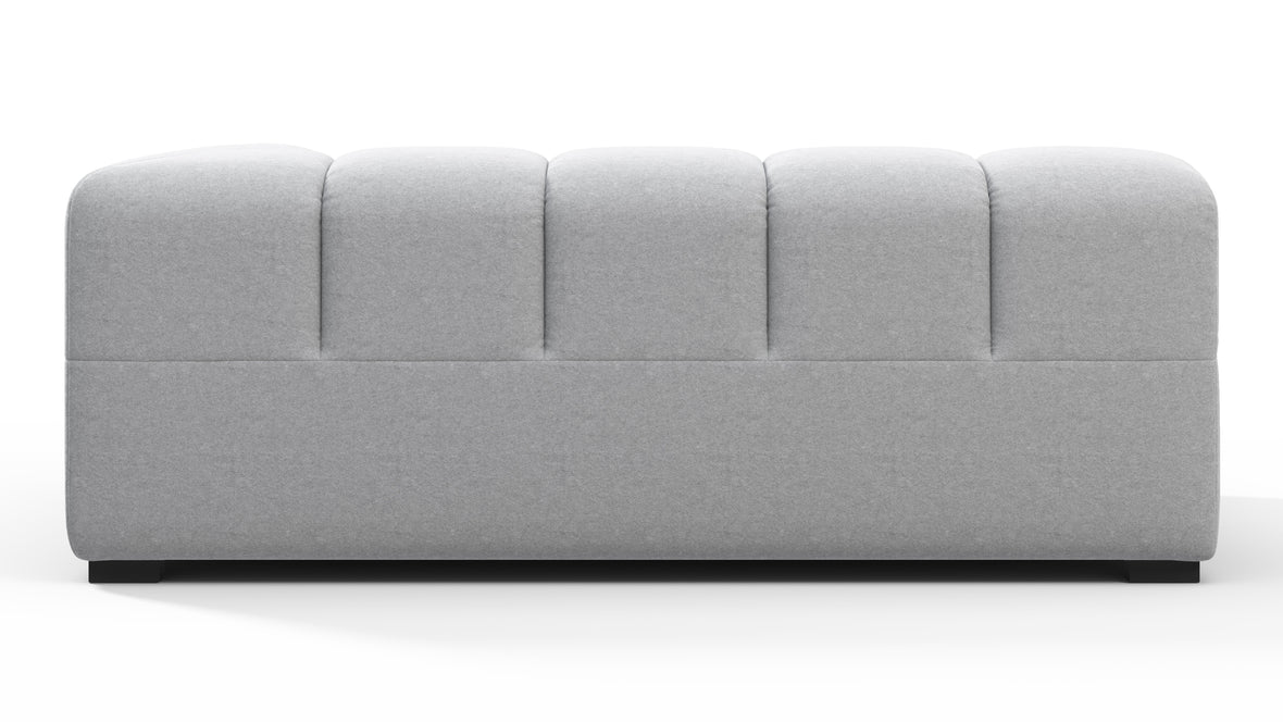 Tufty - Tufty Module, Extra Large Right Corner, Light Gray Wool