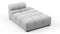 Tufty - Tufty Module, Right Chaise, Armless, Light Gray Wool