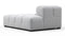 Tufty - Tufty Module, Right Chaise, Armless, Light Gray Wool