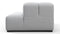 Tufty - Tufty Module, Right Chaise, Armless, Light Gray Wool
