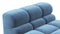 Tufty - Tufty Module, Armless, Aegean Blue Velvet