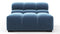 Tufty - Tufty Module, Armless, Aegean Blue Velvet