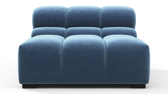 Tufty - Tufty Module, Armless, Aegean Blue Velvet