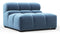 Tufty - Tufty Module, Armless, Aegean Blue Velvet
