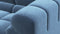 Tufty - Tufty Module, Extra Large Right Corner, Aegean Blue Velvet