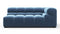 Tufty - Tufty Module, Extra Large Right Corner, Aegean Blue Velvet