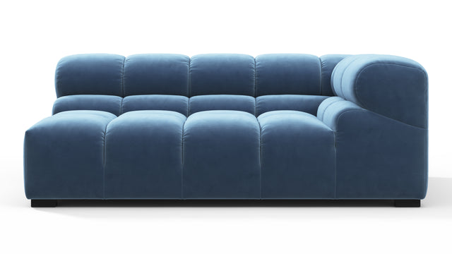 Tufty - Tufty Module, Extra Large Right Corner, Aegean Blue Velvet