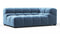 Tufty - Tufty Module, Extra Large Right Corner, Aegean Blue Velvet