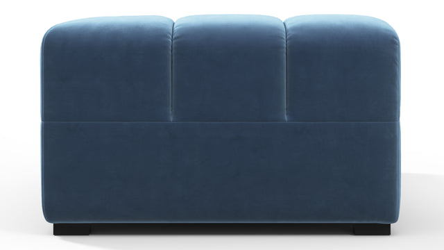 Tufty - Tufty Module, Extra Large Left Corner, Aegean Blue Velvet