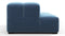 Tufty - Tufty Module, Left Chaise, Armless, Aegean Blue Velvet