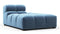 Tufty - Tufty Module, Right Chaise, Armless, Aegean Blue Velvet