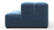 Tufty - Tufty Module, Right Chaise, Armless, Aegean Blue Velvet
