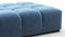 Tufty - Tufty Ottoman, Aegean Blue Velvet