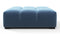 Tufty - Tufty Ottoman, Aegean Blue Velvet