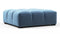 Tufty - Tufty Ottoman, Aegean Blue Velvet