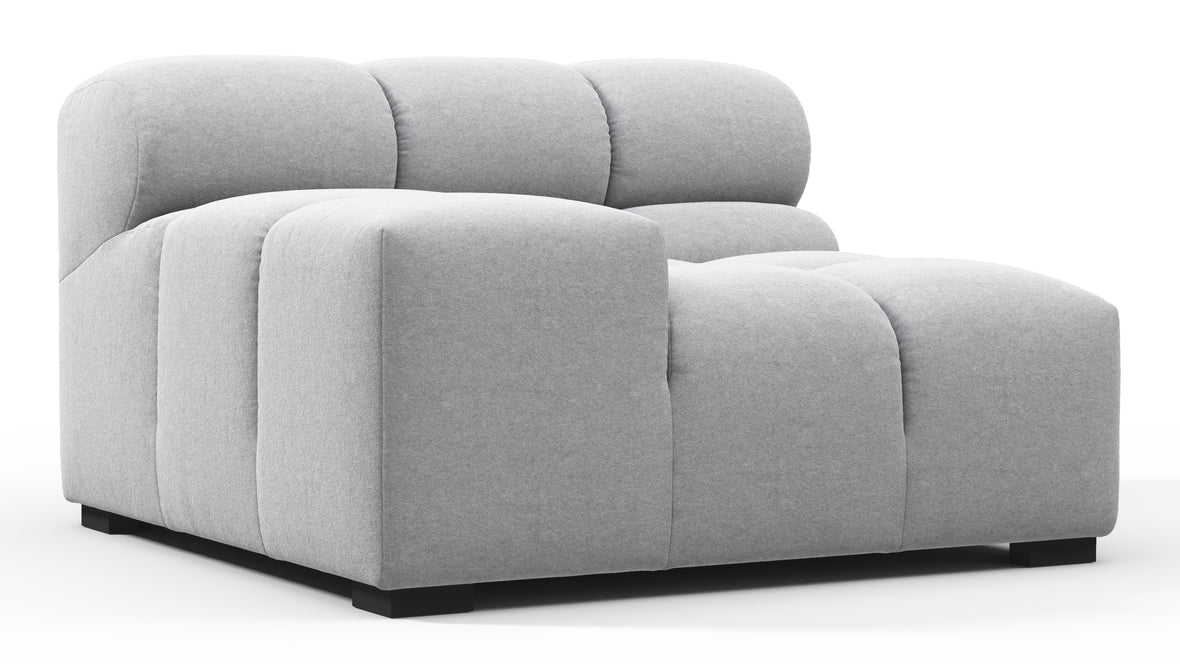 Tufty - Tufty Module, Left Arm, Light Gray Wool