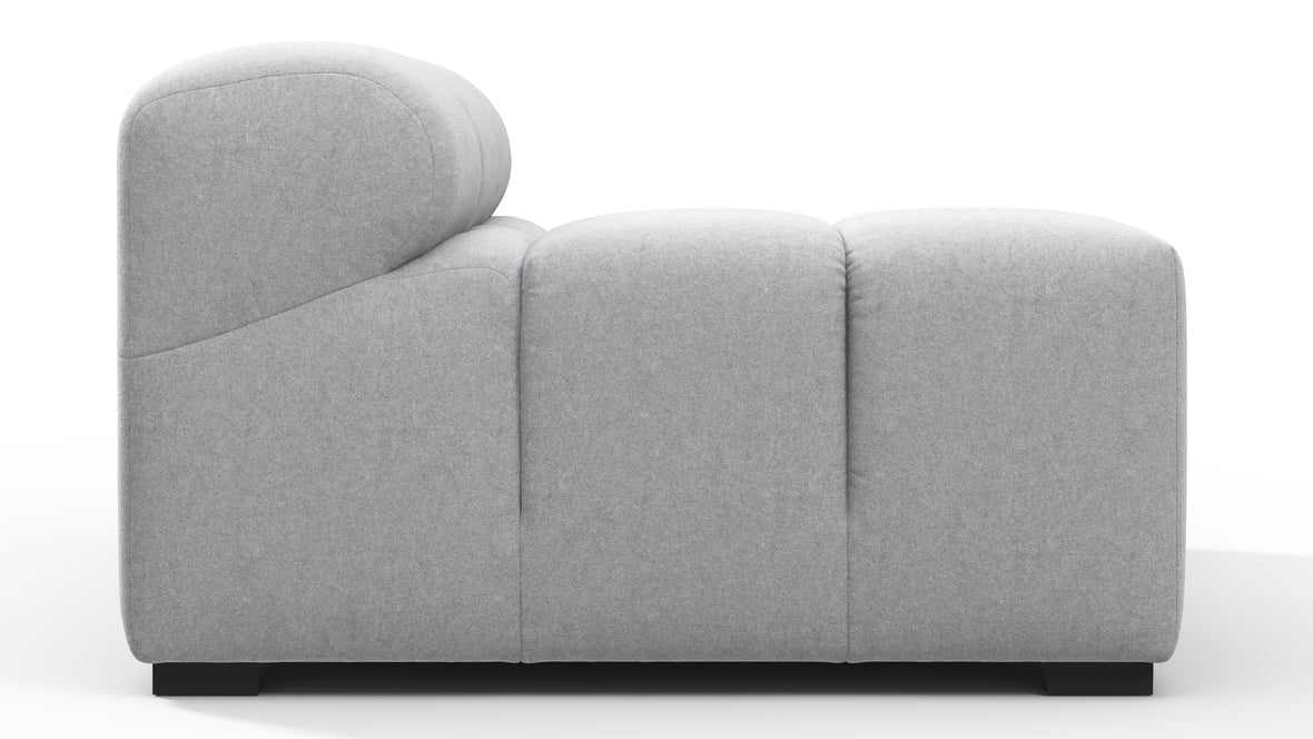 Tufty - Tufty Module, Left Arm, Light Gray Wool