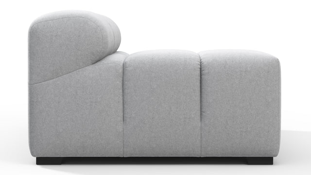 Tufty - Tufty Module, Left Arm, Light Gray Wool