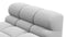 Tufty - Tufty Module, Armless Chaise, Light Gray Wool