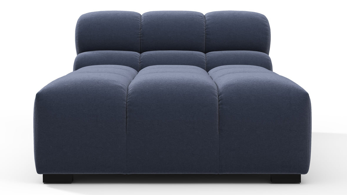 Tufty - Tufty Module, Armless Chaise, Royal Blue Wool