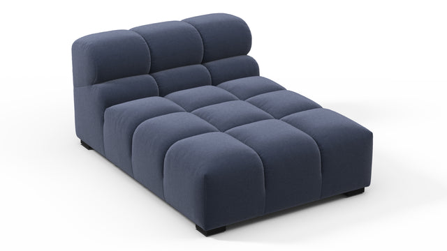 Tufty - Tufty Module, Armless Chaise, Royal Blue Wool