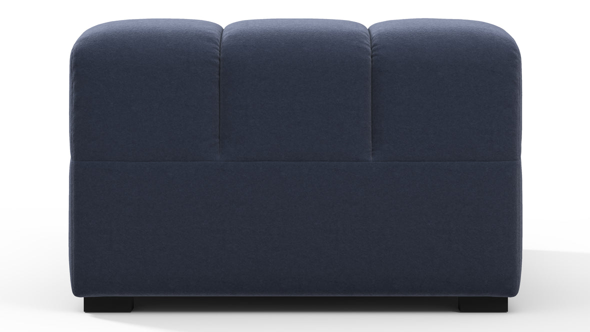 Tufty - Tufty Module, Armless Chaise, Royal Blue Wool