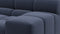 Tufty - Tufty Sectional, Small, Right Chaise, Royal Blue Wool