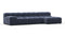 Tufty - Tufty Sectional, Small, Right Chaise, Royal Blue Wool