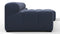 Tufty - Tufty Sectional, Small, Right Chaise, Royal Blue Wool