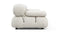Bellini Sofa - Mario Bellini Three Seater Sofa, White Boucle