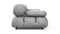 Bellini Sofa - Mario Bellini Three Seater Sofa, Light Gray Velvet