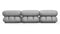 Bellini Sofa - Mario Bellini Three Seater Sofa, Light Gray Velvet