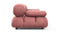 Bellini Sofa - Mario Bellini Three Seater Sofa, Blush Pink Velvet